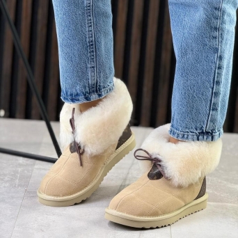 Угги женские UGG зимние бежевые замшевые 36-40 BU2710