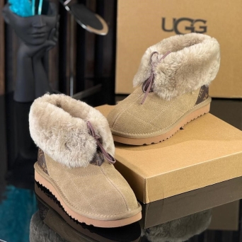 Угги женские UGG зимние капучино замшевые 36-40 BU2712