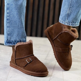 Угги женские UGG зимние шоколадные замшевые 36-40 BU2725