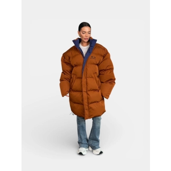 Пуховик оверсайз зимний длинный BALENCIAGA коричневый 3365 Пуховик оверсайз зимний длинный BALENCIAGA коричневый 3365