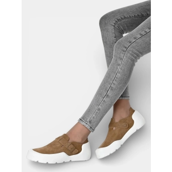 Полуботинки BIRKENSTOCK кожаные коричневые 3370