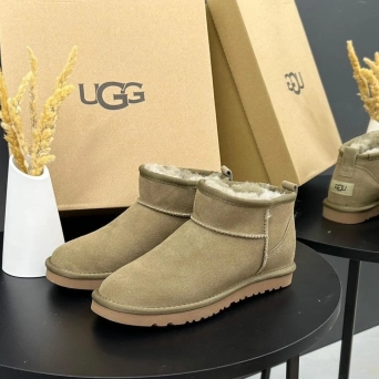 Угги женские UGG зимние хаки замшевые 36-40 BU2727