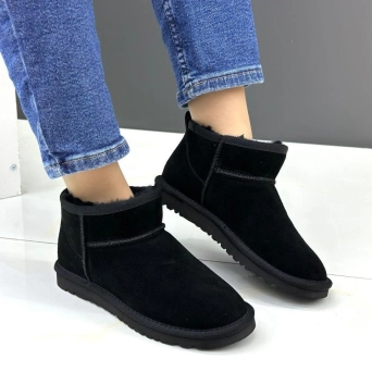 Угги женские UGG зимние черные замшевые 36-40 BU2730