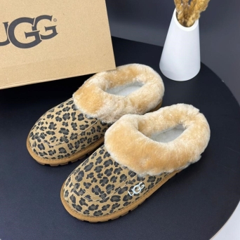 Угги женские короткие UGG зимние леопардовые замшевые 36-40 BU2774