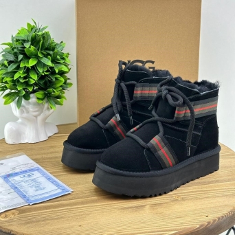 Угги женские UGG зимние черные замшевые 36-40 BU2799