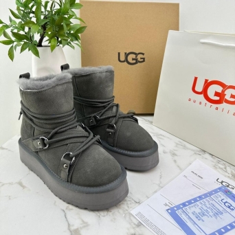 Угги женские UGG зимние серые замшевые 36-40 BU2800