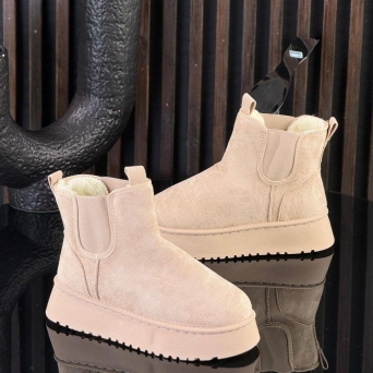 Угги женские UGG зимние пудровые замшевые 36-41 BU2837