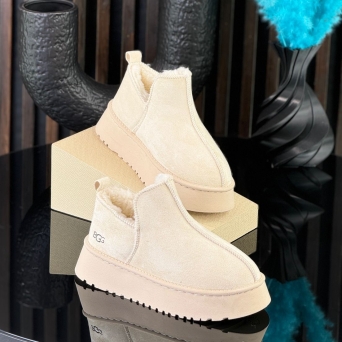 Угги женские UGG зимние бежевые замшевые 36-41 BU2895