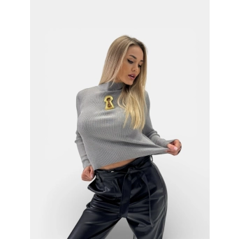 Лонг SCHIAPARELLI серый 3448