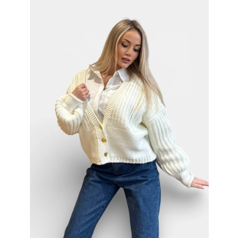 Кардиган вязанный SCHIAPARELLI бежевый 3453