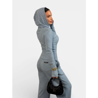 Костюм Miu Miu спортивный серо голубой 3482