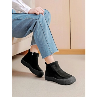 Ботинки демисезонные IVVA натуральная кожа 36-41 черные