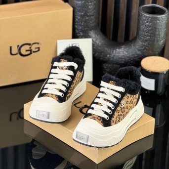 Кроссовки женские зимние UGG замшевые леопардовые 36-40 BU2808