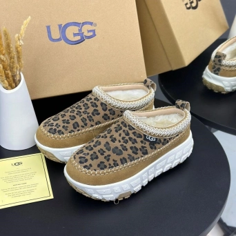 Угги женские короткие UGG зимние леопардовые замшевые 36-40 BU2812