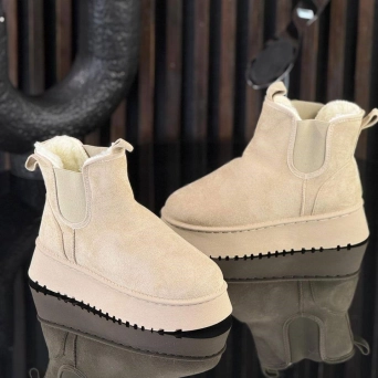 Угги женские UGG зимние бежевые замшевые 36-41 BU2836