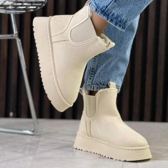 Угги женские UGG зимние молочные замшевые 36-41 BU2838