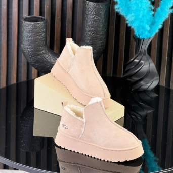 Угги женские UGG зимние пудровые замшевые 36-41 BU2889