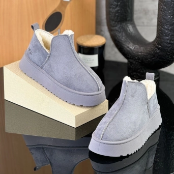 Угги женские UGG зимние серые замшевые 36-41 BU2900