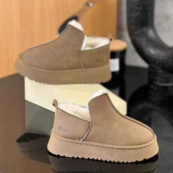 Угги женские UGG зимние кофейные кожаные 36-41 BU2901