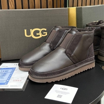 Угги мужские зимние UGG натуральна кожа коричневые PR3044