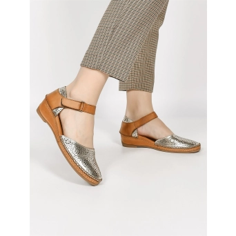 Босоножки женские летние натуральная кожа серебристые 105-L04-62-02Босоножки женские летние натуральная кожа серебристые 105-L04-62-02