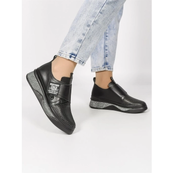 Слиперы женские летние натуральная кожа черные 164-1-01 Слиперы женские летние натуральная кожа черные 164-1-01