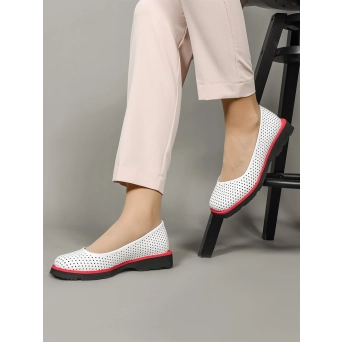 Туфли женские летние натуральная кожа белые 210-04-08 Туфли женские летние натуральная кожа белые 210-04-08