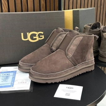 Угги мужские зимние UGG натуральная замша коричневые PR3045