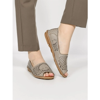 Слиперы женские летние натуральная кожа капучино 763-08 Слиперы женские летние натуральная кожа капучино 763-08