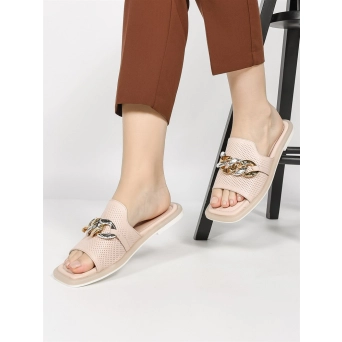 Шлепанцы женские летние натуральная кожа пудровые 1002 Pudra Шлепанцы женские летние натуральная кожа пудровые 1002 Pudra