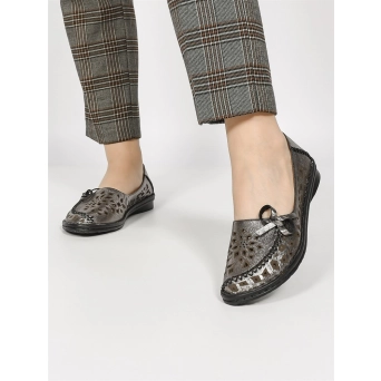 Слиперы женские летние натуральная кожа графитовые 1459-13 Слиперы женские летние натуральная кожа графитовые 1459-13