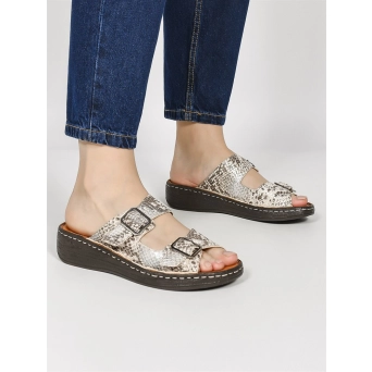 Сабо женские летние натуральный кожа рептилия 3020-80
