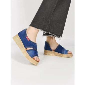 Босоножки женские летние джинсовые синие 5118-0245 Denim